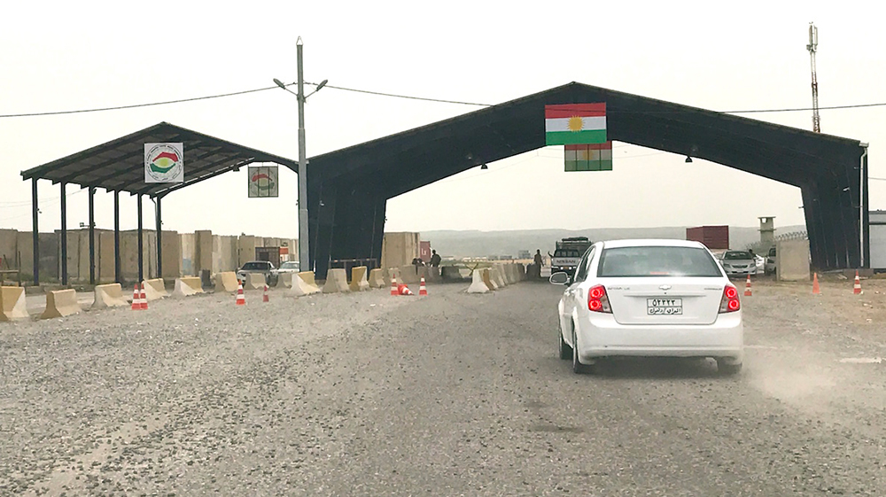 A checkpoint on the way to Mosul, manned by the Kurdish forces. A checkpoint on the way to Mosul, manned by the Kurdish forces.