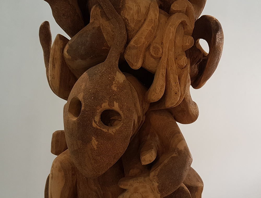 Detail from Rajkumar's sculpture Detail from Rajkumar's sculpture