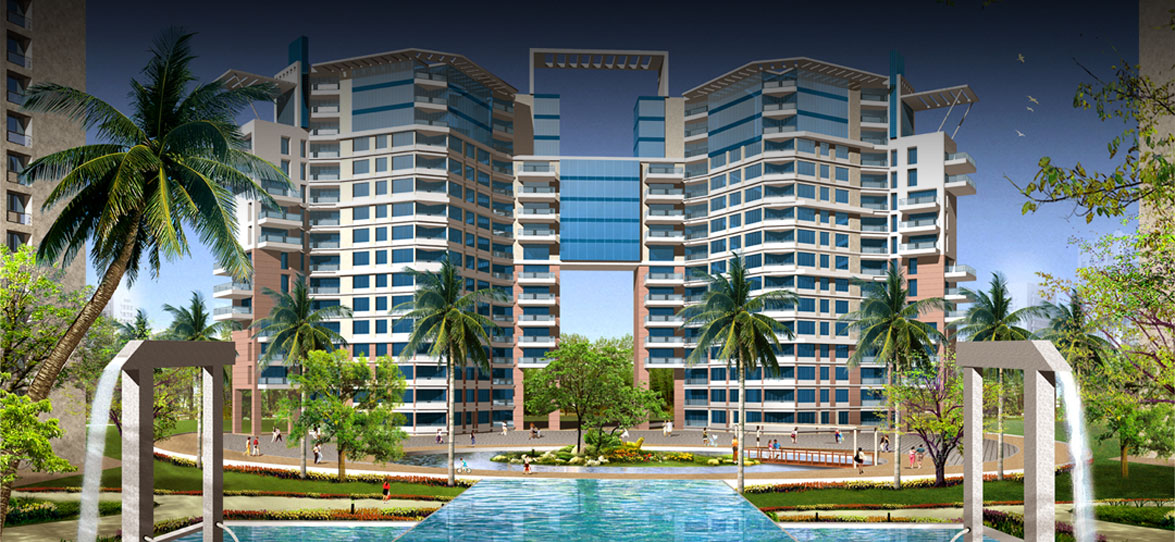 A typical depiction of a Greater Noida apartment complex. Credit: parsvnath.com A typical depiction of a Greater Noida apartment complex. Credit: parsvnath.com