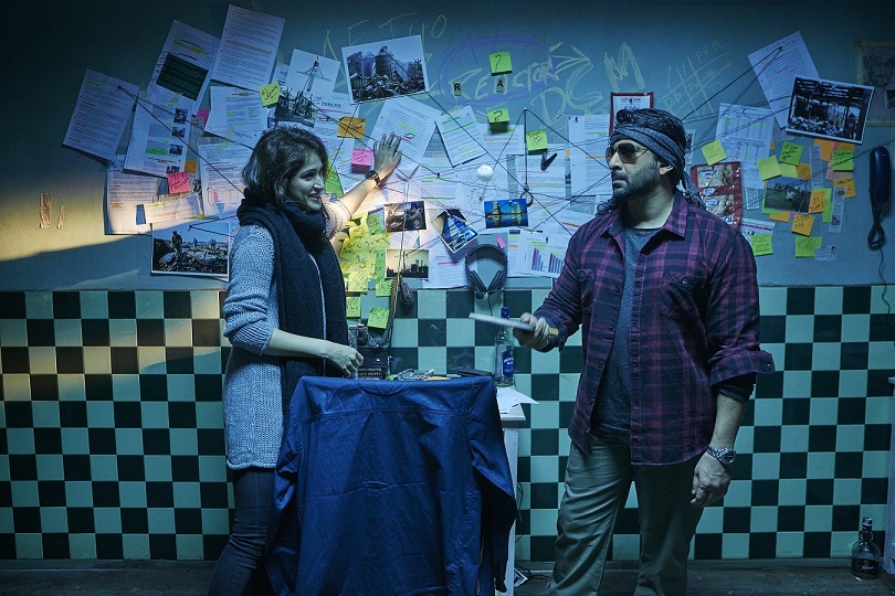 Sagarika Ghatge and Arshad Warsi in Irada. Sagarika Ghatge and Arshad Warsi in Irada.