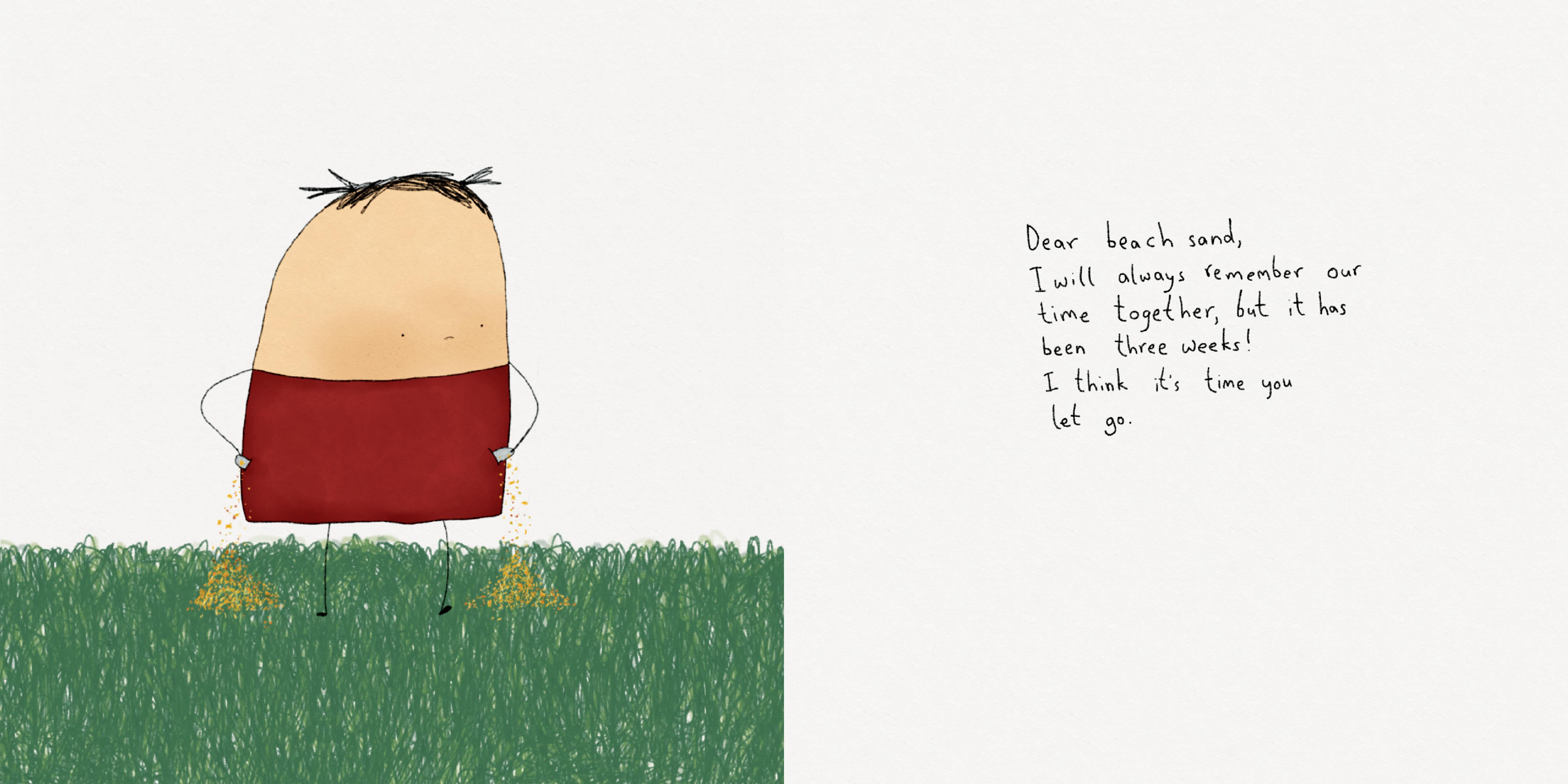 A Page from "Dear Left Sock And Other Letters". A Page from "Dear Left Sock And Other Letters".