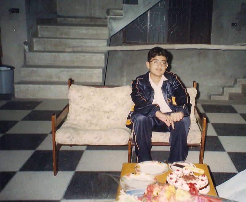 13-year old me in 1997-98, during a visit to my house (under construction at the time) in Lahore. 13-year old me in 1997-98, during a visit to my house (under construction at the time) in Lahore.