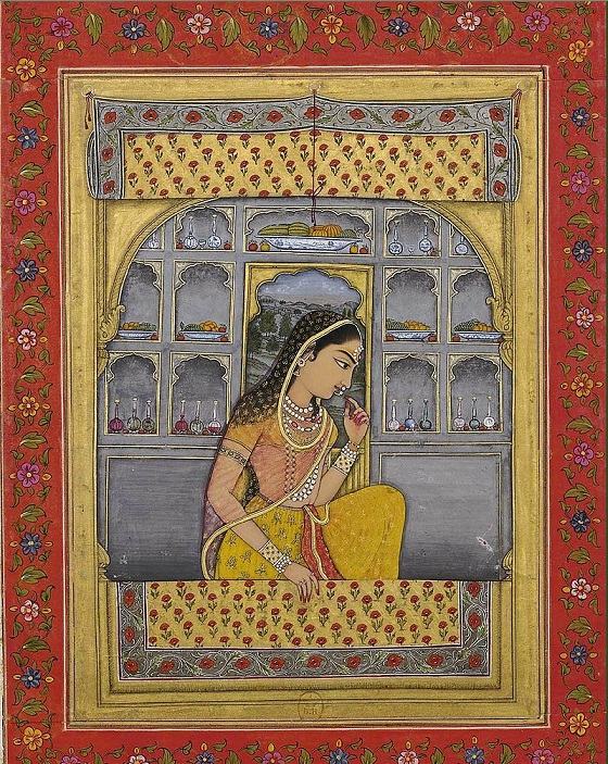 Princess Padmavati, circa 1765, Bibliothèque nationale de France, Paris. Courtesy Wikimedia Commons. Princess Padmavati, circa 1765, Bibliothèque nationale de France, Paris. Courtesy Wikimedia Commons.