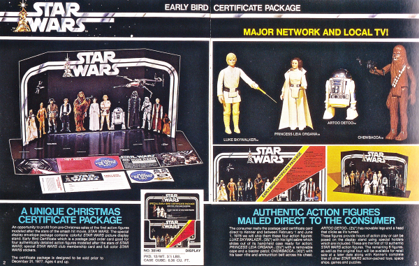 Kenner Toys’ early bird certificate packaging, 1977. WikimediaCommons[Licensed under CC BY Kenner Toys’ early bird certificate packaging, 1977. WikimediaCommons[Licensed under CC BY