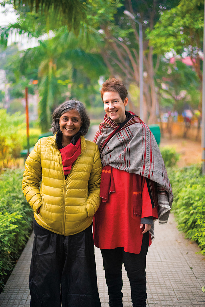 Geeta comes from a wealthy family in Mumbai and only felt comfortable coming out in the US. She lives part of the year in India and the rest of the time with her American wife Kath in Virginia. "It matters to me that I’m in India. Sometimes it’s hard to be here... I feel like danger is stalking us in a much more different way," she says. Image Credit: Sunil Gupta and Charan Singh Geeta comes from a wealthy family in Mumbai and only felt comfortable coming out in the US. She lives part of the year in India and the rest of the time with her American wife Kath in Virginia. "It matters to me that I’m in India. Sometimes it’s hard to be here... I feel like danger is stalking us in a much more different way," she says. Image Credit: Sunil Gupta and Charan Singh