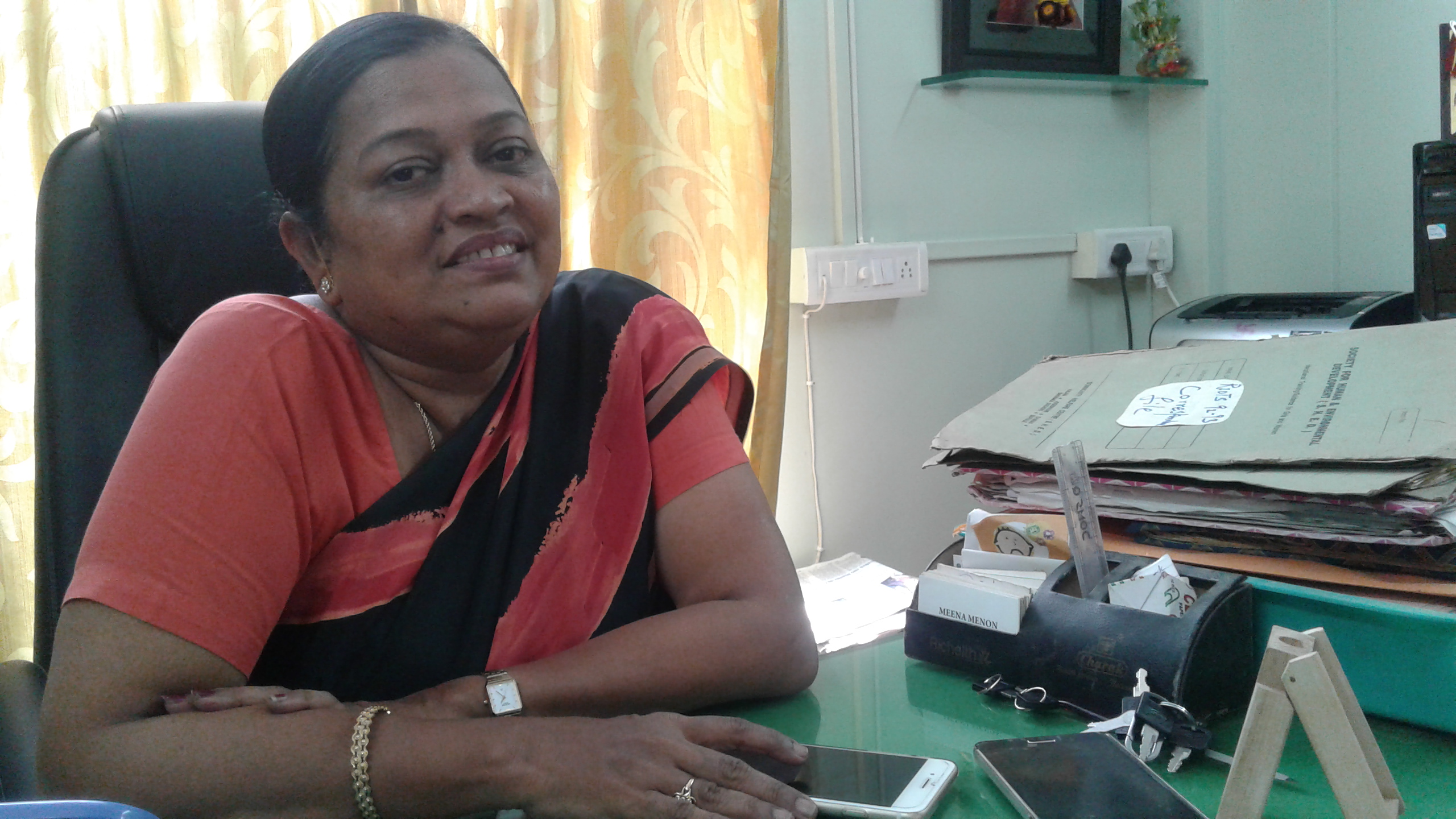 Mariam Rashid of SHED helped trace people who went missing during the Bombay riots of 1992-93. Photo credit: Meena Menon Mariam Rashid of SHED helped trace people who went missing during the Bombay riots of 1992-93. Photo credit: Meena Menon