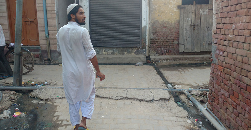 Apart from the sites of public mourning, Khandawli village bore a deserted look after Junaid's death on the train. Photo credit: Nishita Jha Apart from the sites of public mourning, Khandawli village bore a deserted look after Junaid's death on the train. Photo credit: Nishita Jha
