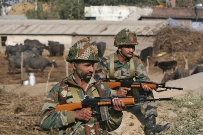 The INSAS rifle. The INSAS rifle.