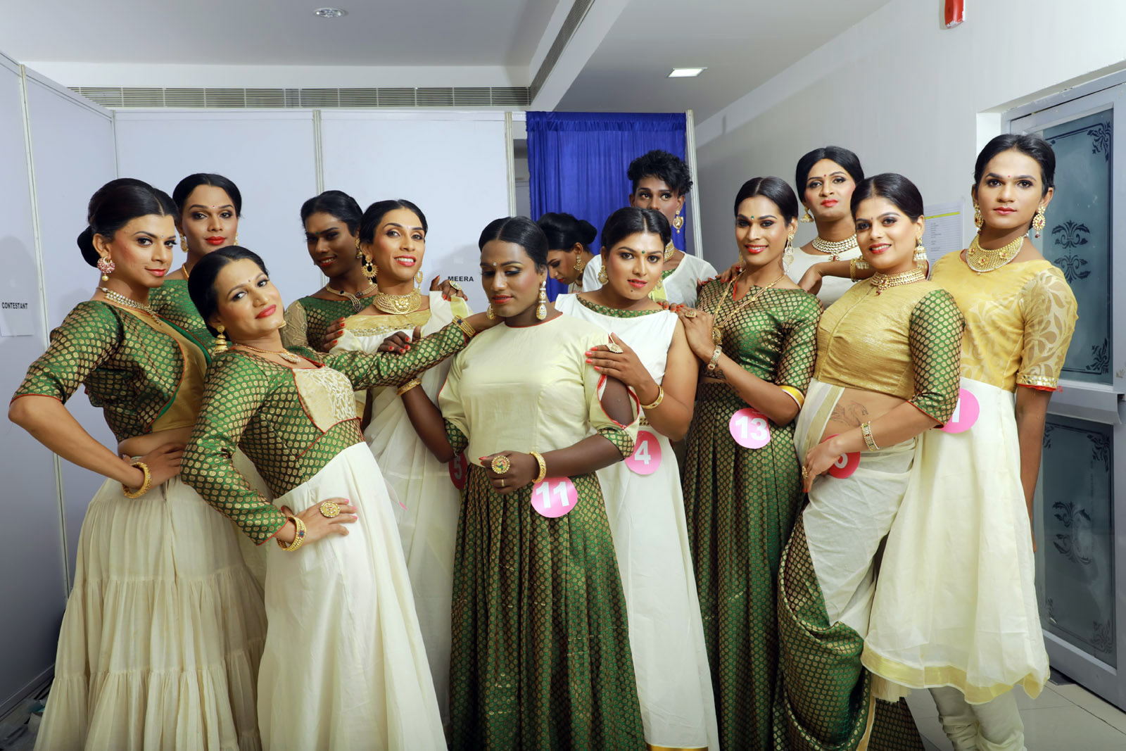 Contestants at Dhwayah Arts and Charitable Society's beauty pageant. Photo credit: Justin Anthony Contestants at Dhwayah Arts and Charitable Society's beauty pageant. Photo credit: Justin Anthony
