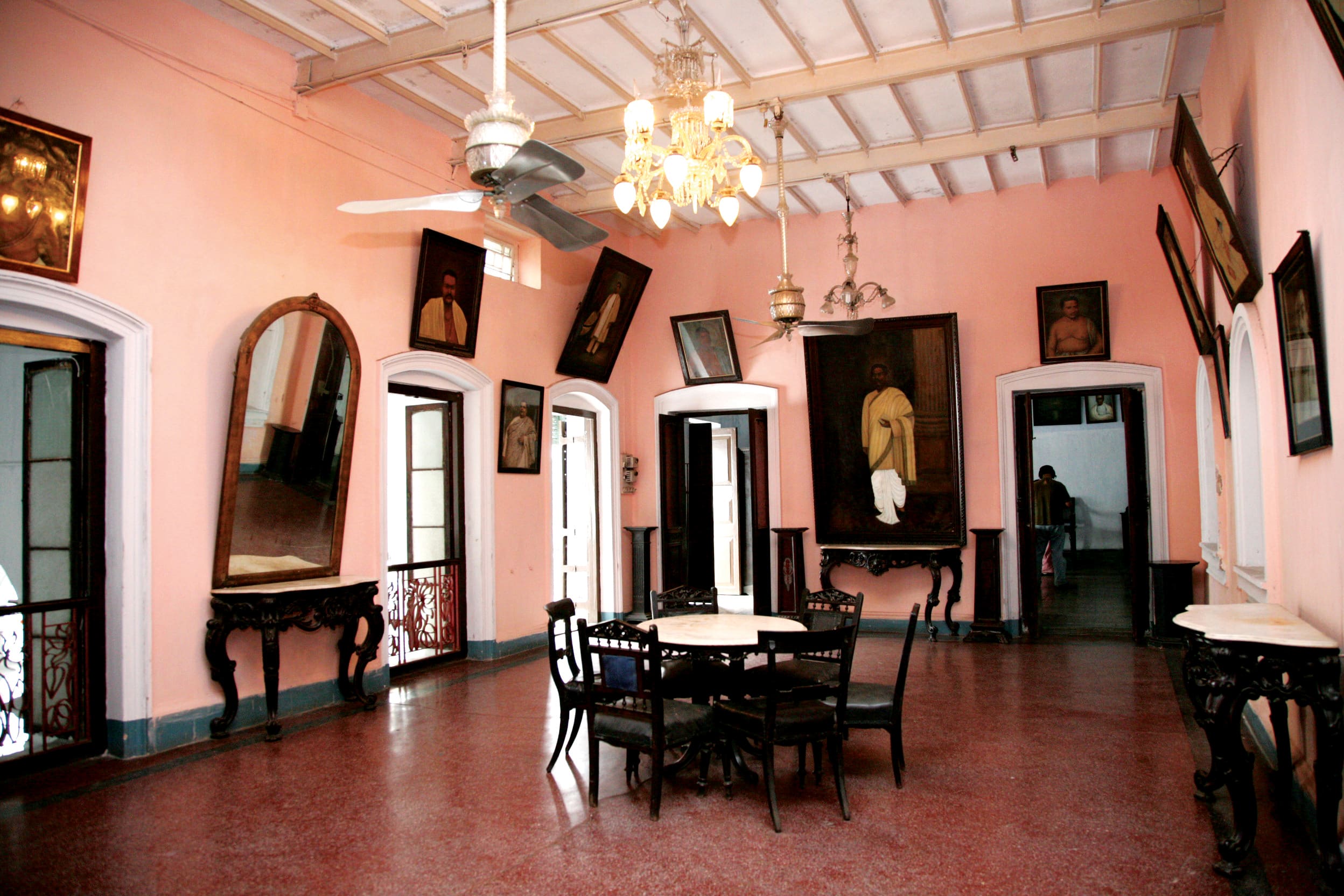 The Ghosh bari at Pathuriaghata, which has been the cynosure of musical gatherings since colonial times (Photograph by Parthiv Shah). The Ghosh bari at Pathuriaghata, which has been the cynosure of musical gatherings since colonial times (Photograph by Parthiv Shah).