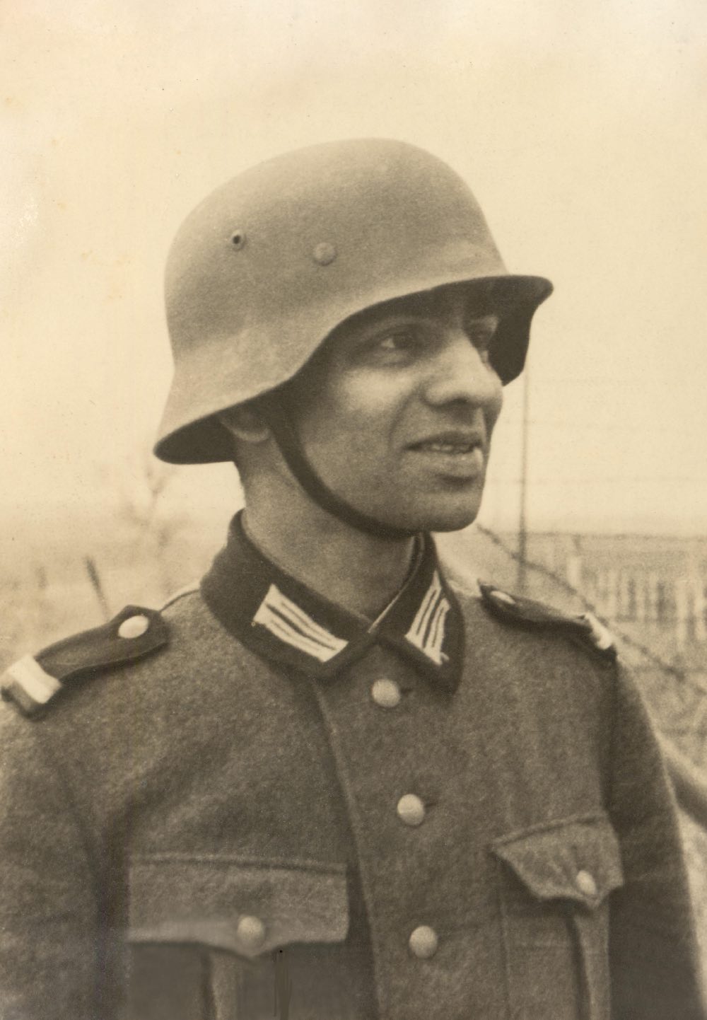 Captain Swami of the Azad Hind Fauj, in his German army uniform Captain Swami of the Azad Hind Fauj, in his German army uniform