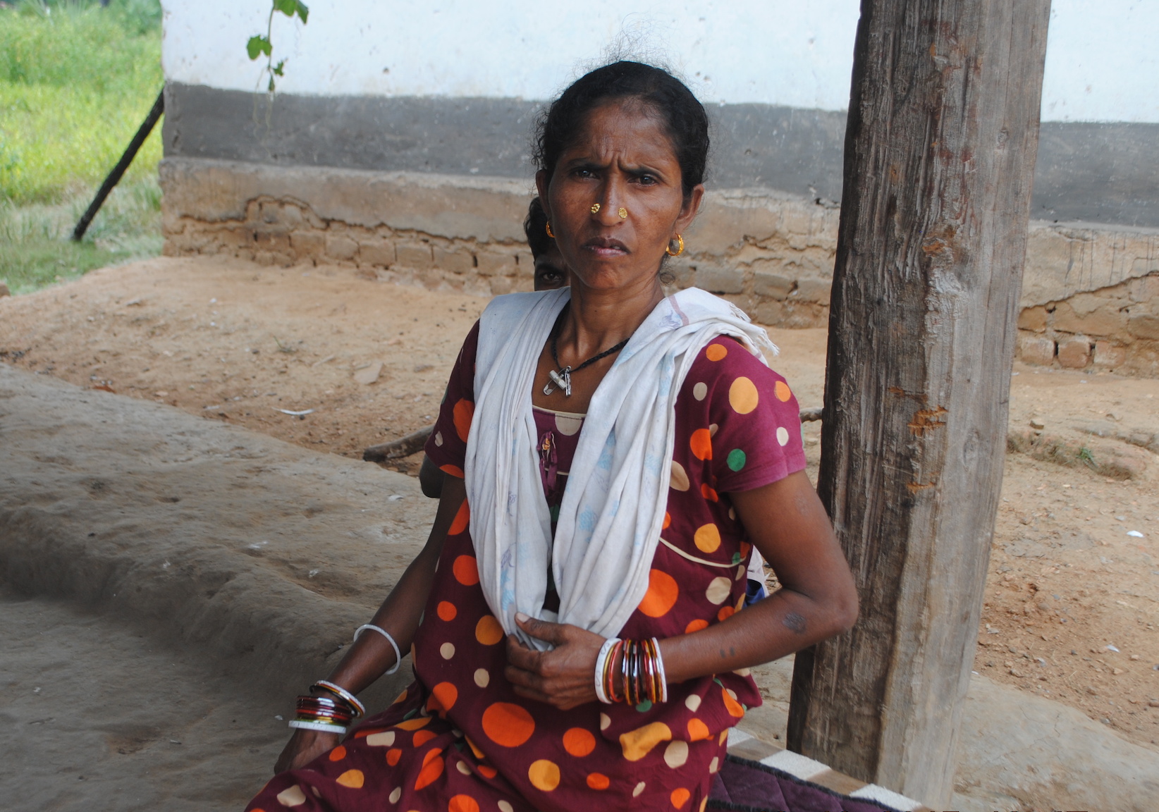 Panda's wife, Muiye, in a photograph taken at her home in October 2015. (Photo credit: Malini Subramaniam). Panda's wife, Muiye, in a photograph taken at her home in October 2015. (Photo credit: Malini Subramaniam).