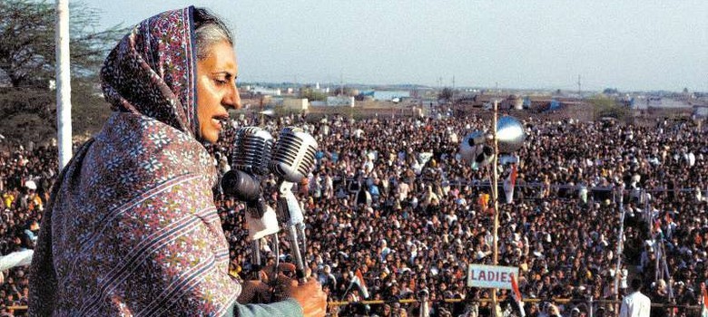 The 1974 slogan 'India is Indira, Indira is India' resonates with the BJP's assertion today that there is no alternative to Prime Minister Narendra Modi. The 1974 slogan 'India is Indira, Indira is India' resonates with the BJP's assertion today that there is no alternative to Prime Minister Narendra Modi.