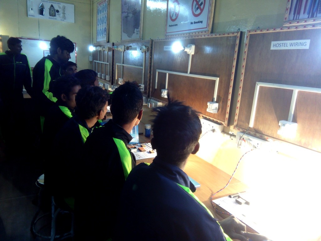Classes on the basics of electrical repair work are held at the centre in the Tilak Nagar shelter. Photo: Abhishek Dey Classes on the basics of electrical repair work are held at the centre in the Tilak Nagar shelter. Photo: Abhishek Dey
