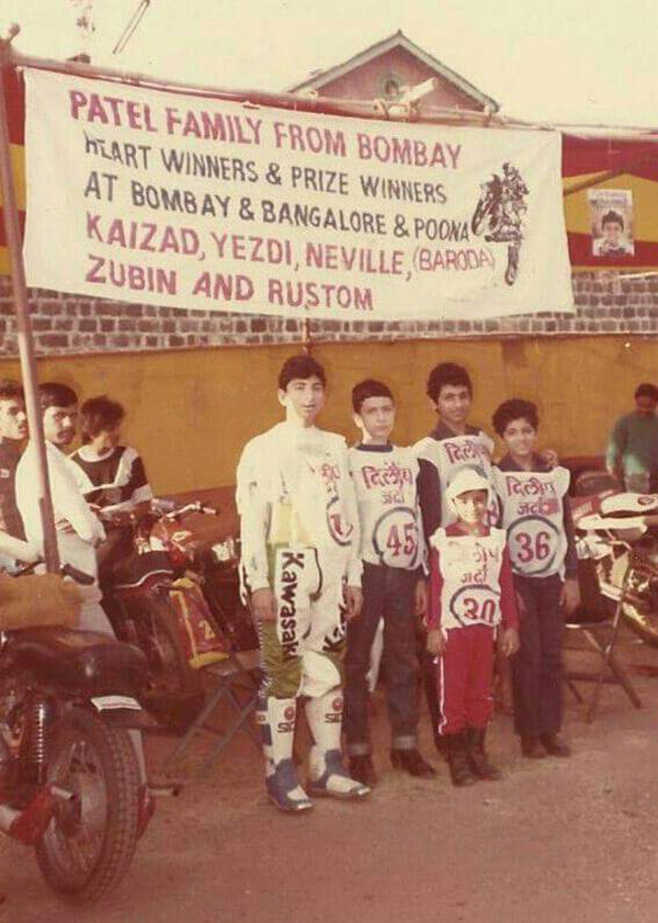 The Patel cousins: Kaizad, Yezdi, Neville,Zubin and Rustom (Fali and Kersi's children) The Patel cousins: Kaizad, Yezdi, Neville,Zubin and Rustom (Fali and Kersi's children)