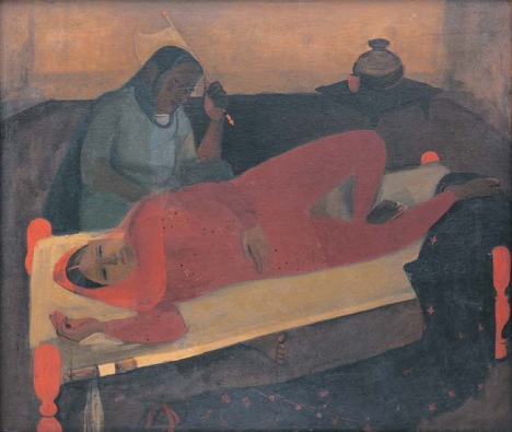 'Women on the charpai'. Sher-Gil is well-regarded for her portraits of women, which are human and poignant, without needlessly treating their bodies as sensual. 'Women on the charpai'. Sher-Gil is well-regarded for her portraits of women, which are human and poignant, without needlessly treating their bodies as sensual.