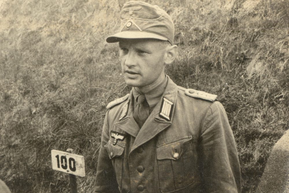 Captain von Hoynigen-Heune, attached to the Azad Hind Fauj Captain von Hoynigen-Heune, attached to the Azad Hind Fauj