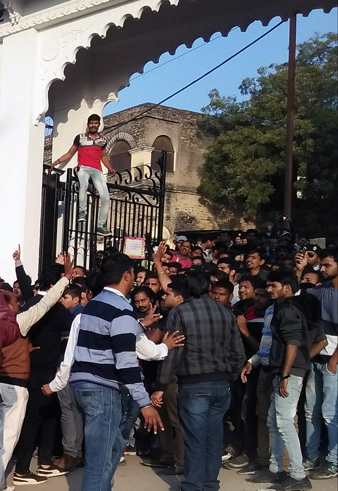 During the December 14 protest. Photo credit: Sohail Khan During the December 14 protest. Photo credit: Sohail Khan