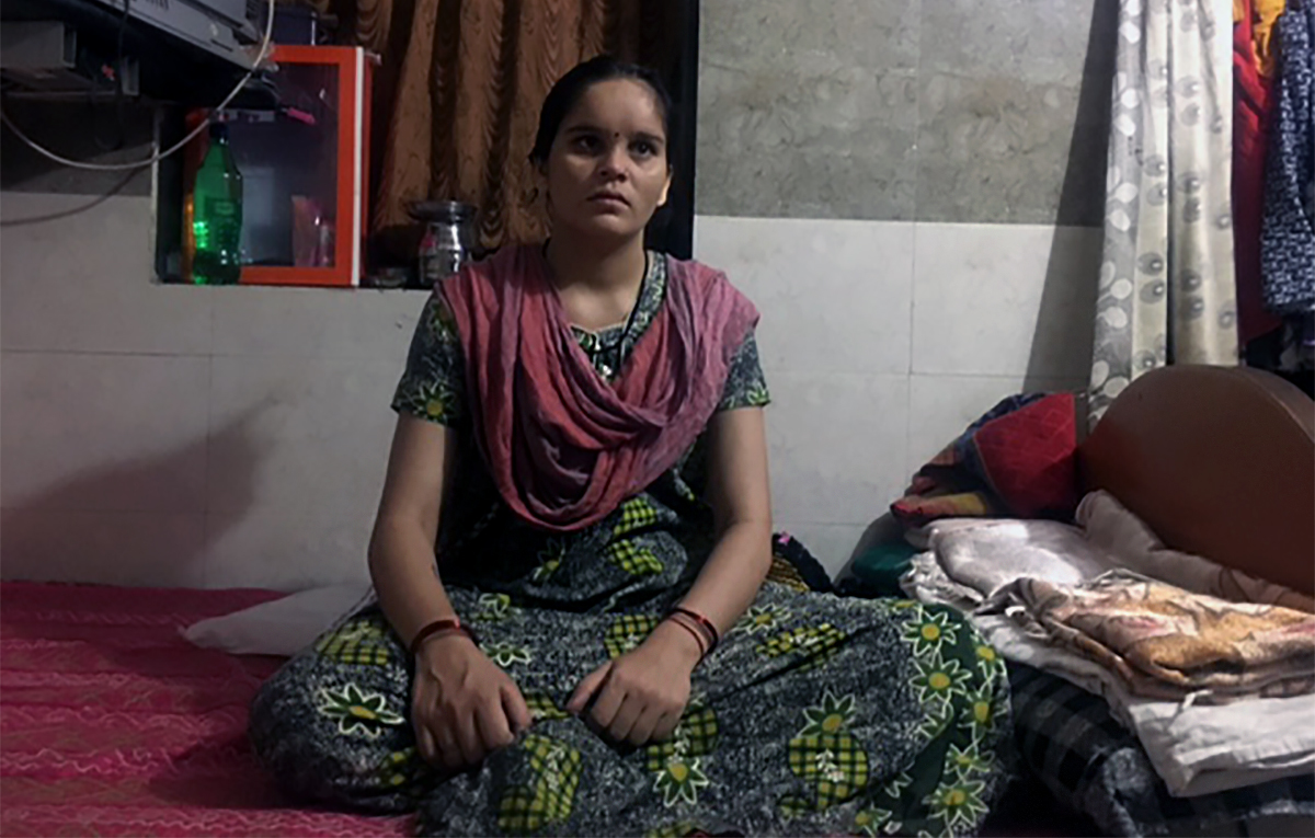 Kiran Sharma in her home. Credit: Priyanka Vora Kiran Sharma in her home. Credit: Priyanka Vora
