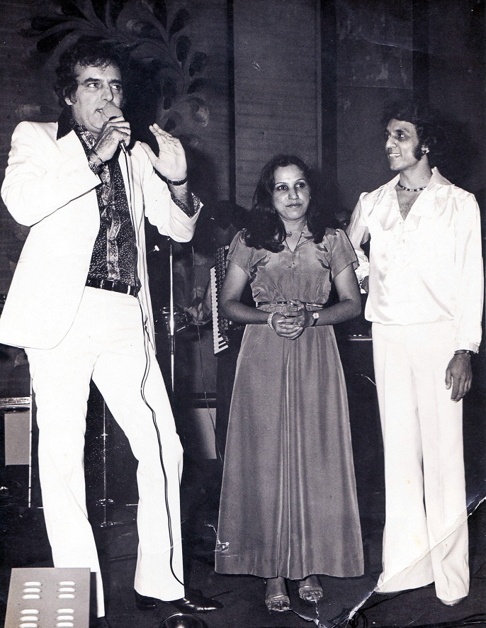 Babla and Kanchan with Feroz Khan. Photo credit: Babla/Vaibhav Shah. Babla and Kanchan with Feroz Khan. Photo credit: Babla/Vaibhav Shah.