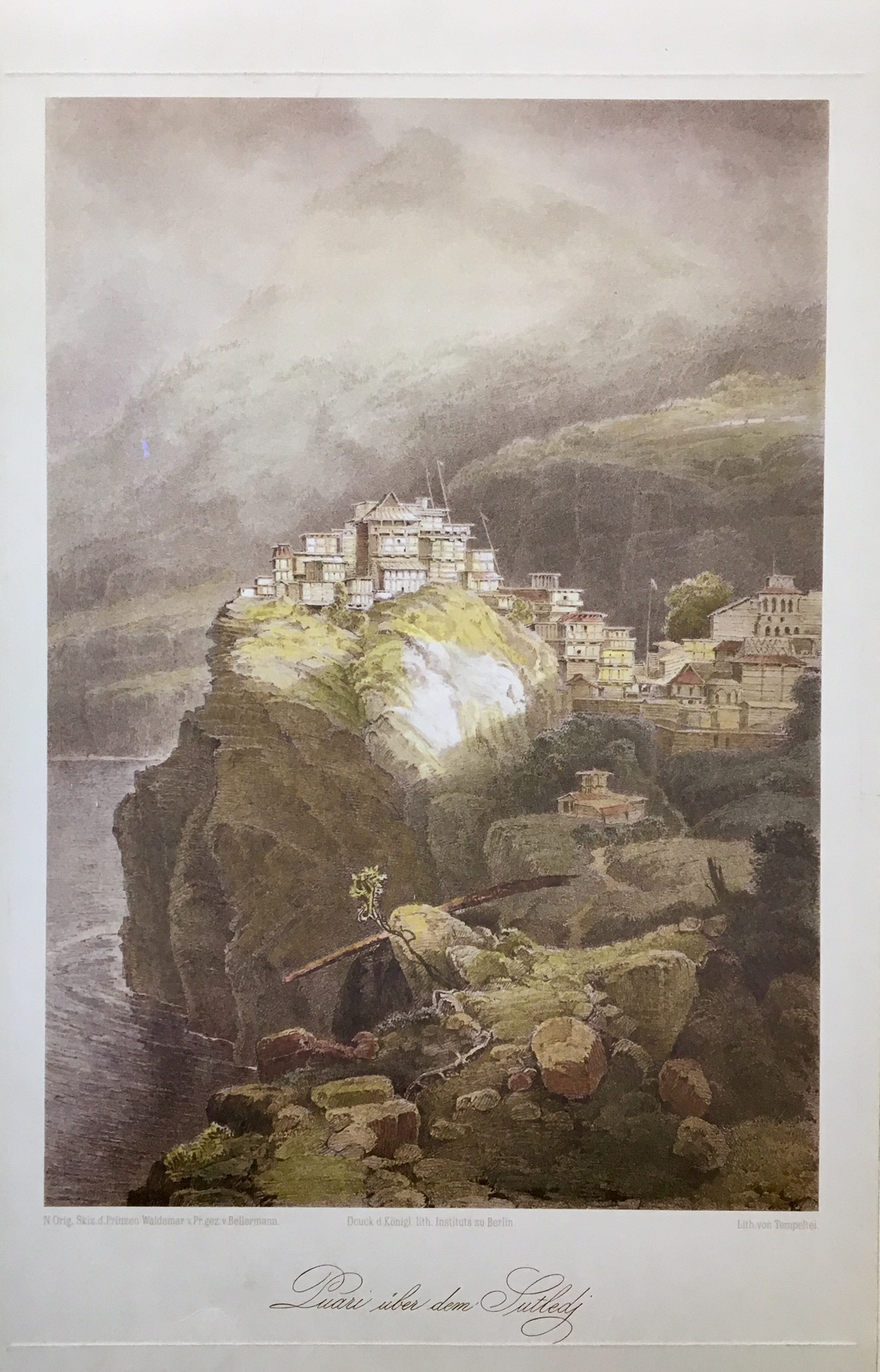 Prince Waldemar draws the river Sutlej. Prince Waldemar draws the river Sutlej.