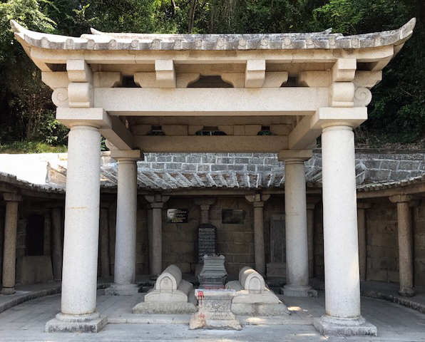The tombs of two Arab missionaries who were reportedly sent to China by Prophet Muhammed at the Lingshan Islamic Cemetery in Quanzhou. Photo credit: Sudheendra Kulkarni The tombs of two Arab missionaries who were reportedly sent to China by Prophet Muhammed at the Lingshan Islamic Cemetery in Quanzhou. Photo credit: Sudheendra Kulkarni