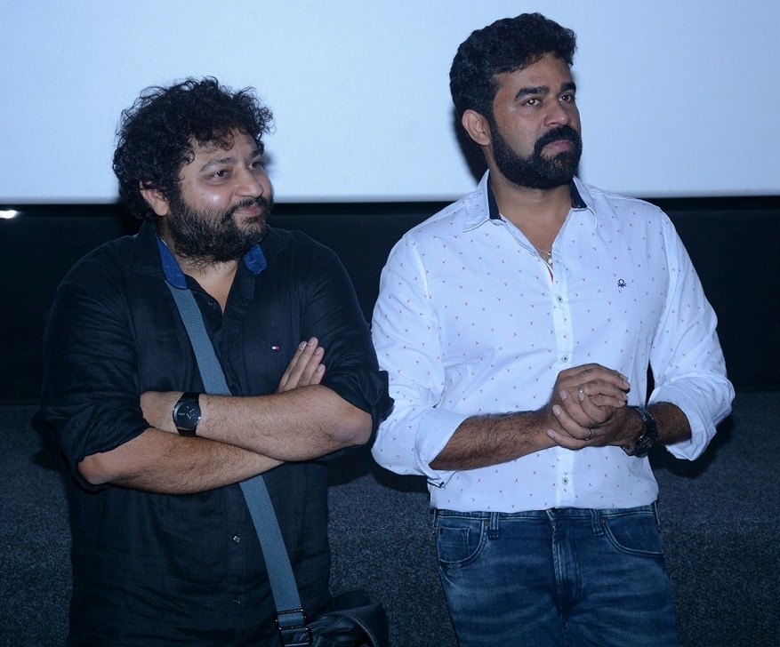 Lijo Jose Pellissery (left) and Vijay Babu at the screening of Angamaly Diaries (2017) in Mumbai in April. Lijo Jose Pellissery (left) and Vijay Babu at the screening of Angamaly Diaries (2017) in Mumbai in April.