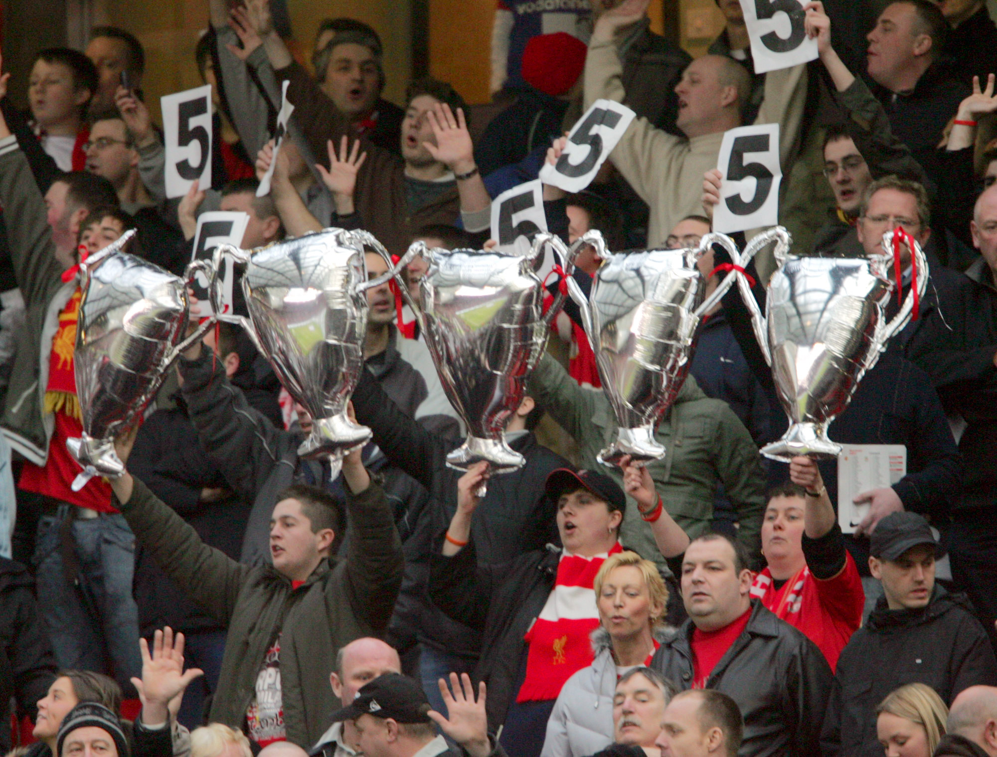 Liverpool's five European Cup/Champions League triumphs remain a source of angst at Old Trafford (Image: AFP) Liverpool's five European Cup/Champions League triumphs remain a source of angst at Old Trafford (Image: AFP)