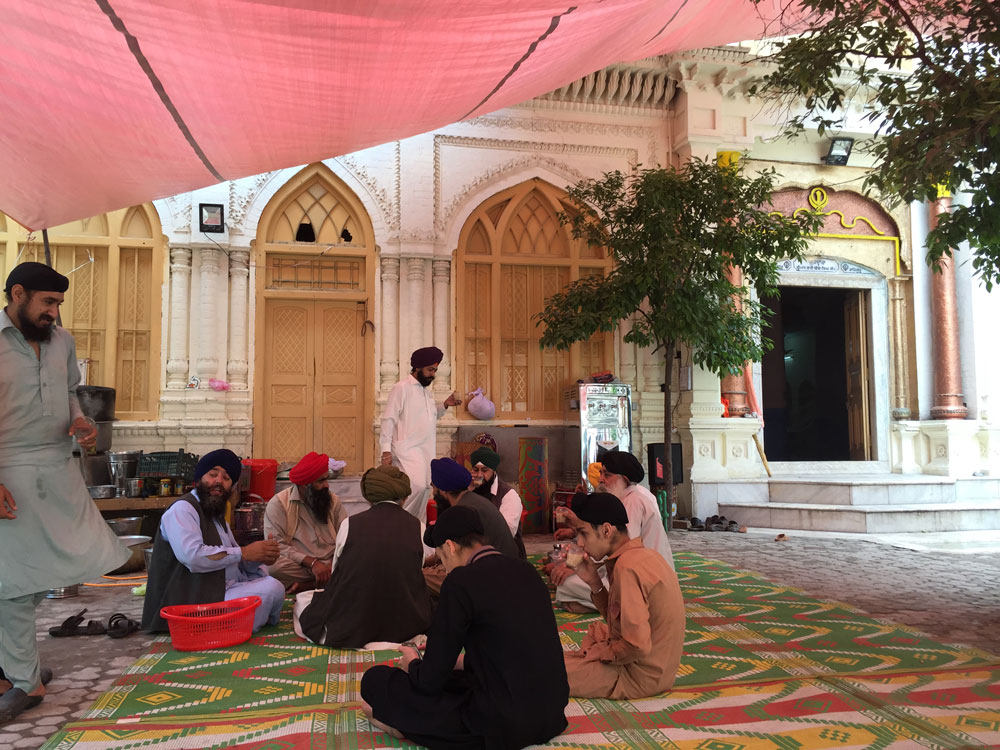 Preparations for langaar at the recently renovated Gurdwara. Preparations for langaar at the recently renovated Gurdwara.