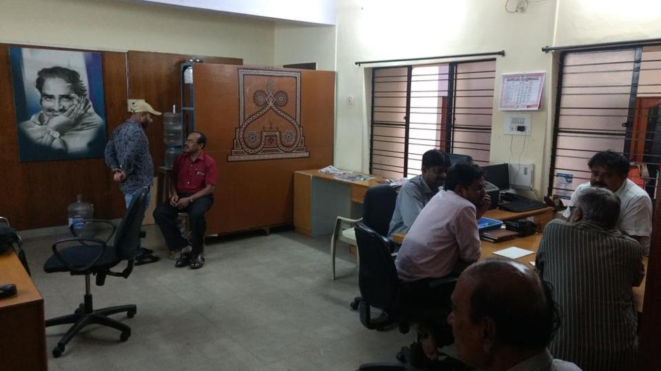 The Gauri Lankesh Patrike office in Bengaluru’s Basavanagudi area. (Credit: HT) The Gauri Lankesh Patrike office in Bengaluru’s Basavanagudi area. (Credit: HT)