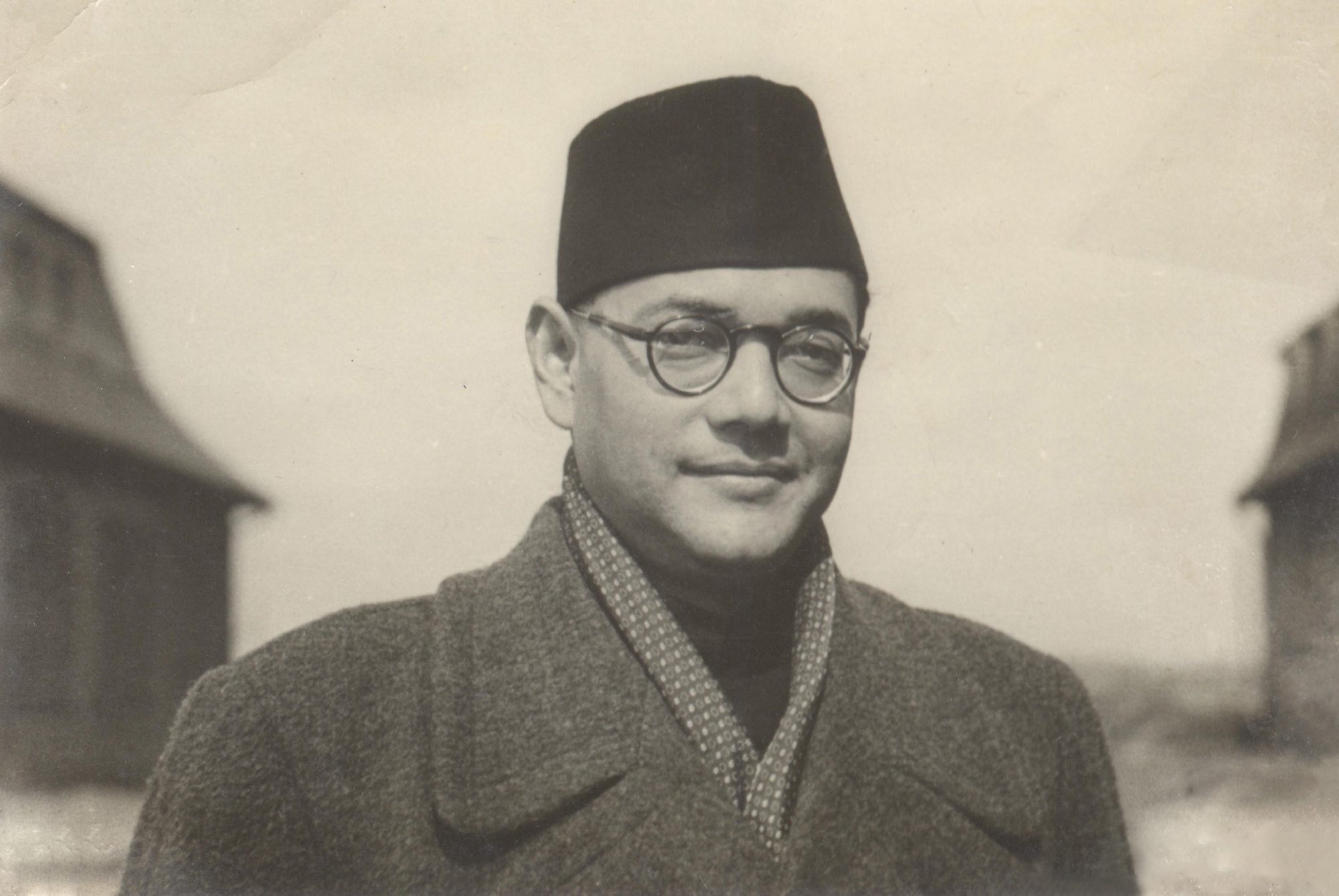 Netaji Bose – a rare portrait, taken at Konigsbruck prisoner of war camp Netaji Bose – a rare portrait, taken at Konigsbruck prisoner of war camp