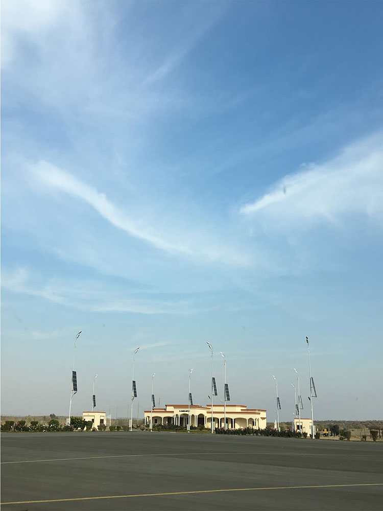 Al-Habeib Airport, Abu Dhabi’s private airport in Cholistan. Photo credit: Subuk Hasnain Al-Habeib Airport, Abu Dhabi’s private airport in Cholistan. Photo credit: Subuk Hasnain