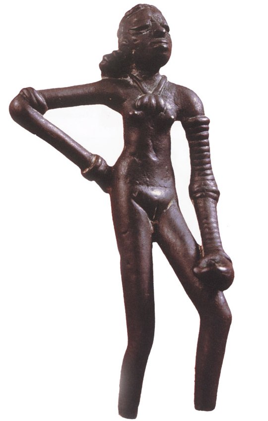 Dancing Girl, on display at the National Museum in New Delhi. Dancing Girl, on display at the National Museum in New Delhi.