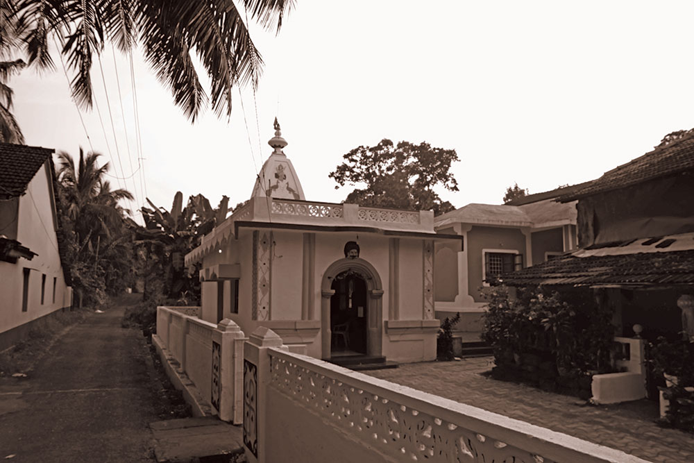 A Saraswati Temple in Uskai, Goa. Courtesy: Archives of Bodhana Arts and Research Foundation A Saraswati Temple in Uskai, Goa. Courtesy: Archives of Bodhana Arts and Research Foundation