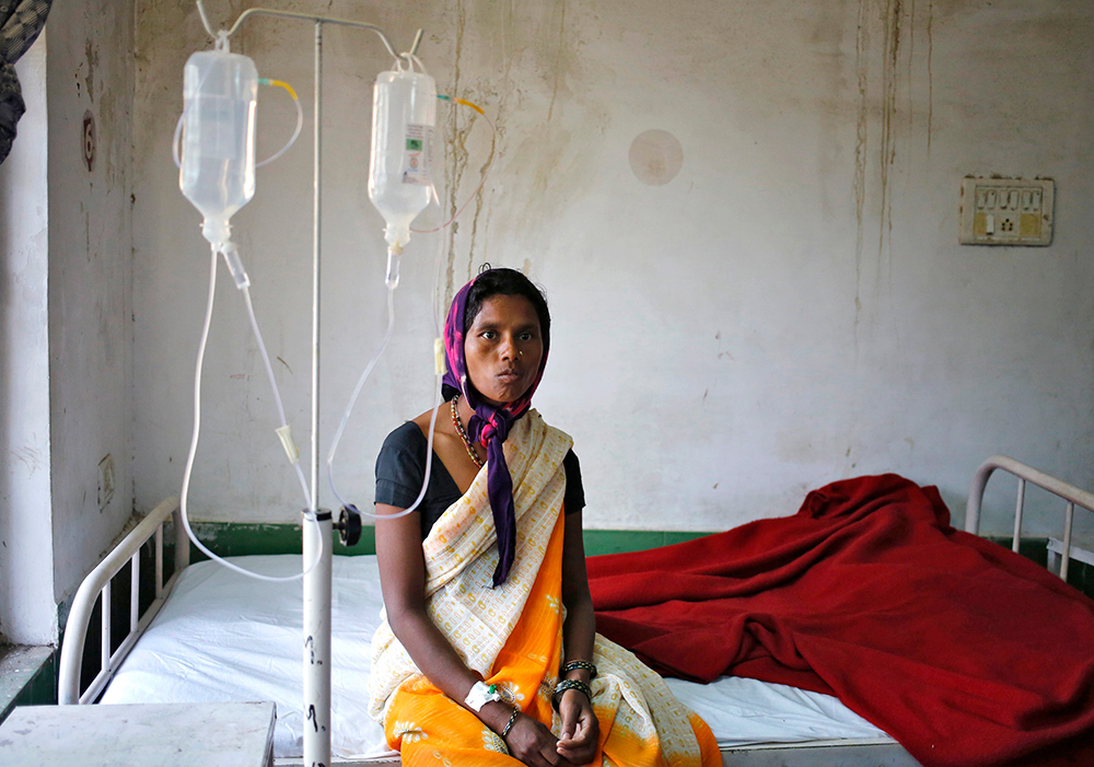 A woman in a hospital in Chattisgarh. Credit: Anindito Mukherjee/Reuters A woman in a hospital in Chattisgarh. Credit: Anindito Mukherjee/Reuters