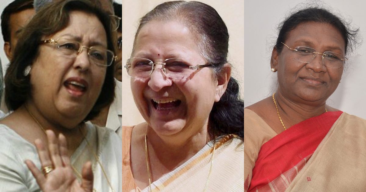 Najma Heptullah, Sumitra Mahajan, Draupadi Murmu Najma Heptullah, Sumitra Mahajan, Draupadi Murmu