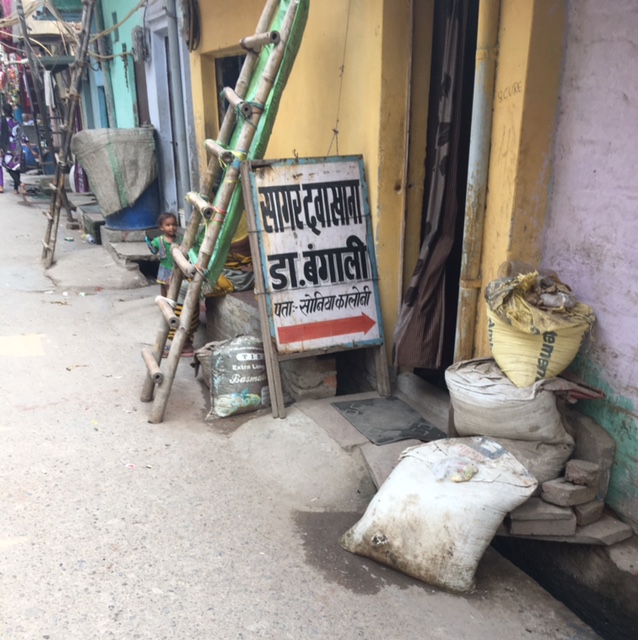 A doctor without medical qualifications operating out of a slum in Jhilmil Industrial Area. Photo: Menaka Rao A doctor without medical qualifications operating out of a slum in Jhilmil Industrial Area. Photo: Menaka Rao