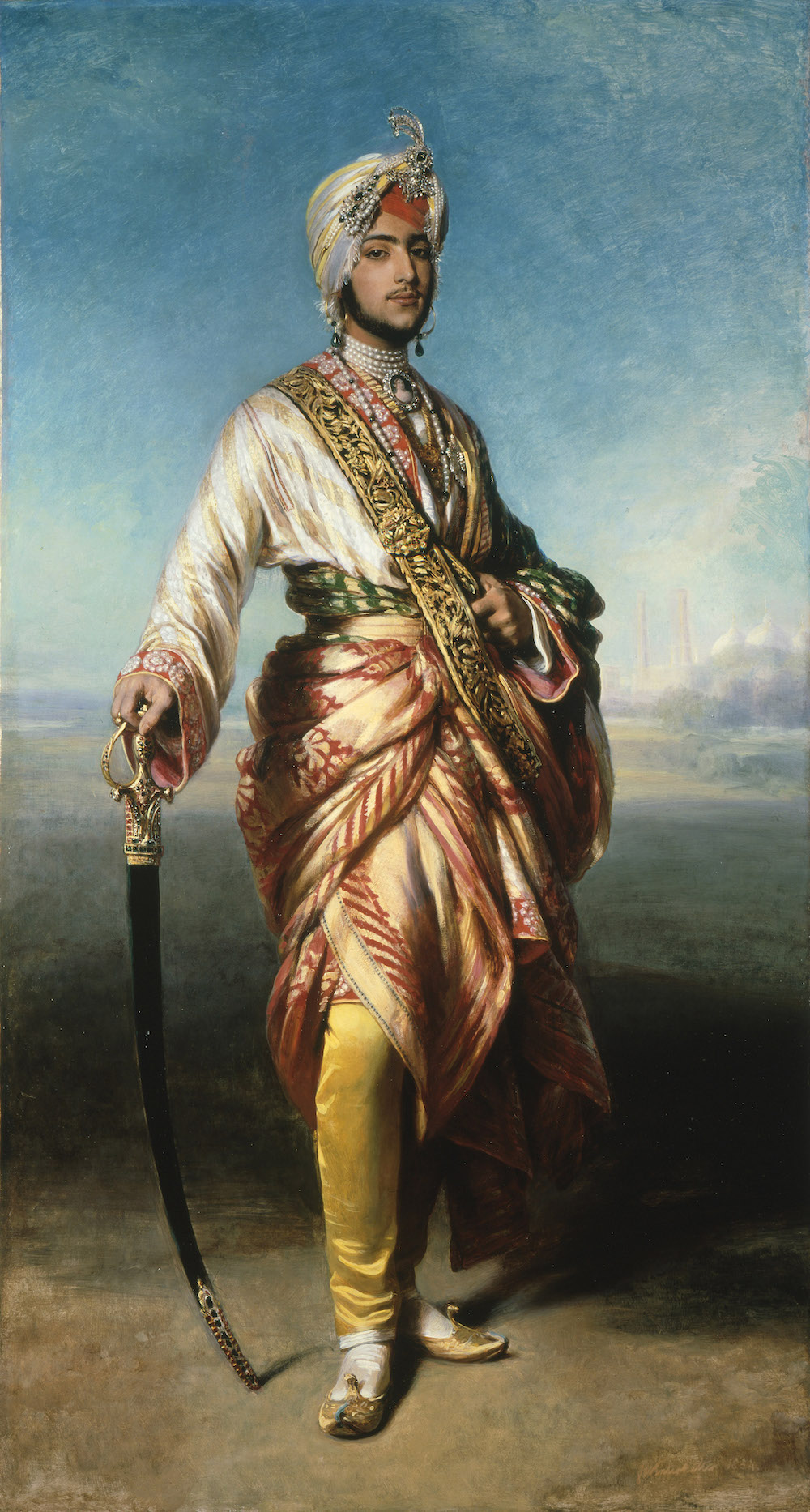 Portrait of Duleep Singh as a young man, by Franz Xaver Winterhalter, 1854. Image Source: Royal Collection Trust © Her Majesty Queen Elizabeth II, 2016 / Bridgeman Images, courtesy Juggernaut Portrait of Duleep Singh as a young man, by Franz Xaver Winterhalter, 1854. Image Source: Royal Collection Trust © Her Majesty Queen Elizabeth II, 2016 / Bridgeman Images, courtesy Juggernaut