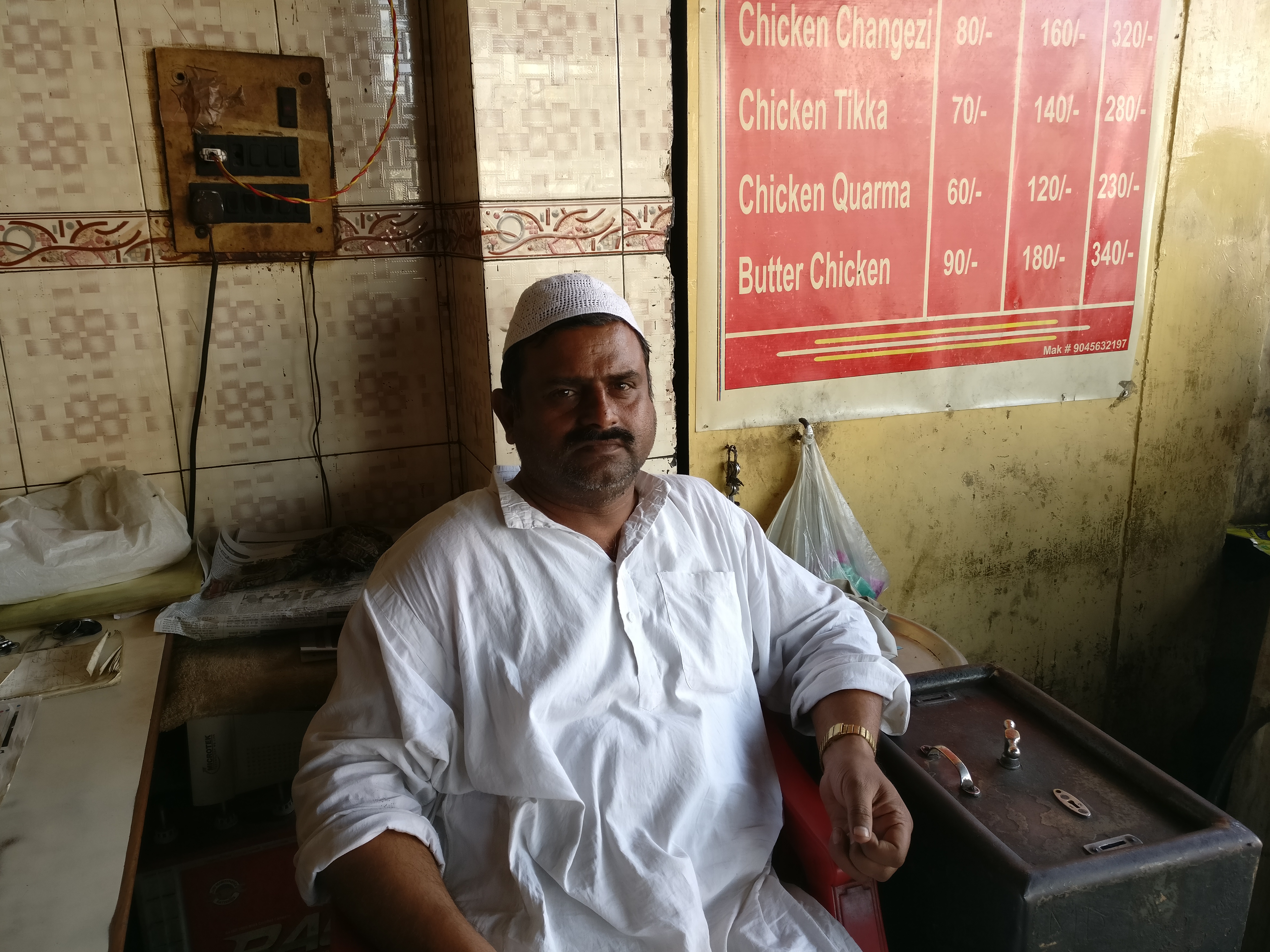 Owner of a small eatery in Aligarh, Mohammad Rashid is struggling to procure enough buffalo meat to match demand Owner of a small eatery in Aligarh, Mohammad Rashid is struggling to procure enough buffalo meat to match demand