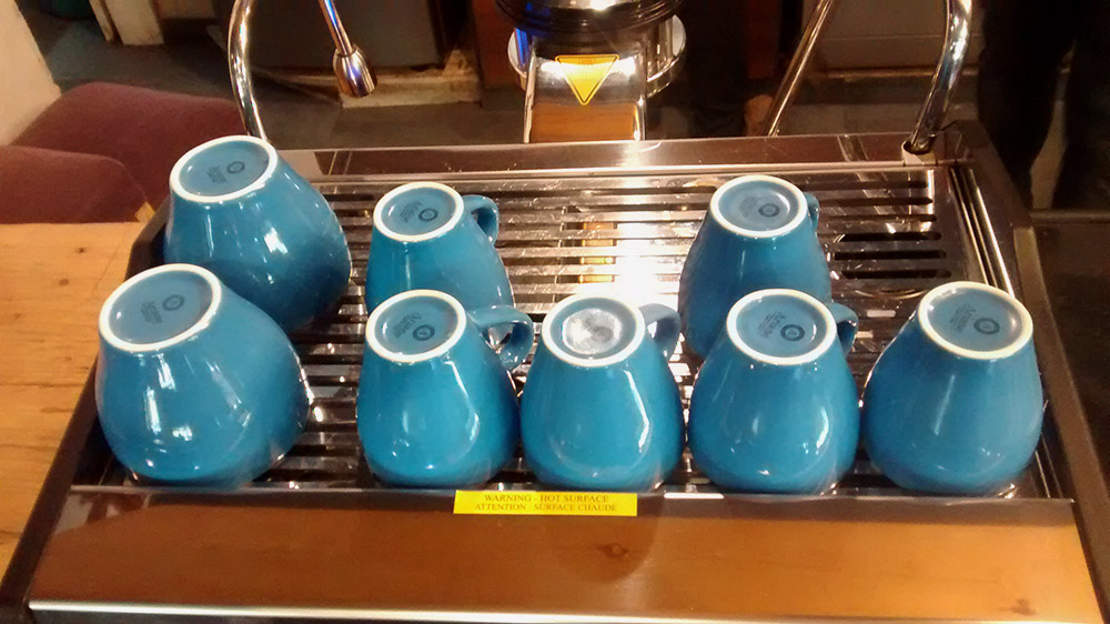 Custom-designed cups are engineered to hold the optimal volume at the perfect temperature. Custom-designed cups are engineered to hold the optimal volume at the perfect temperature.