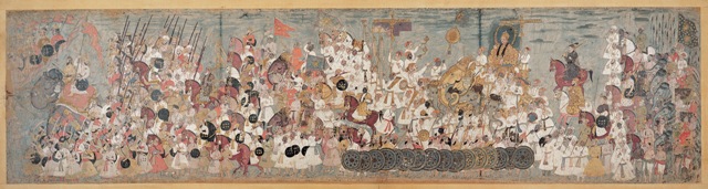 A Deccani painting of the procession of Abdullah Qutb Shah. Photo courtesy: CSMVS A Deccani painting of the procession of Abdullah Qutb Shah. Photo courtesy: CSMVS