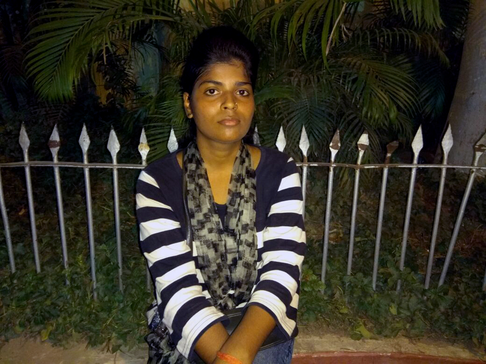 Smriti Mishra was told by her mother not to create a ruckus. Photo credit: Shreya Roy Chowdhury. Smriti Mishra was told by her mother not to create a ruckus. Photo credit: Shreya Roy Chowdhury.