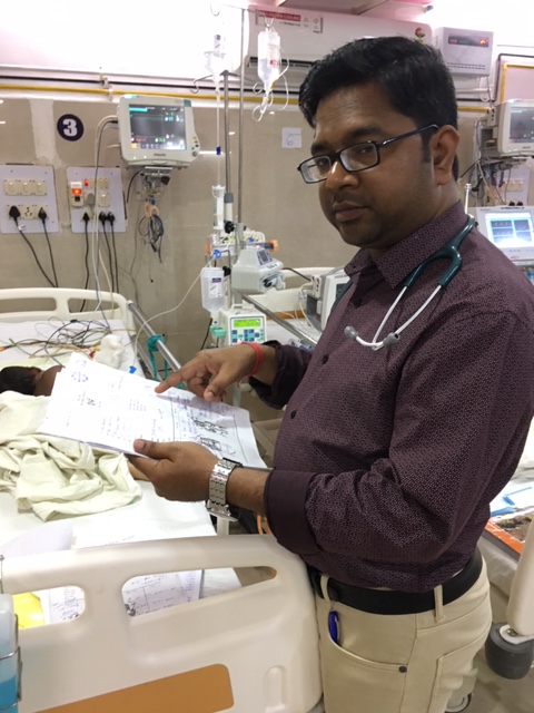 Dr Hemant Kumar Singh who was deputed to Malkangiri from Cuttack for two weeks. Photo: Priyanka Vora. Dr Hemant Kumar Singh who was deputed to Malkangiri from Cuttack for two weeks. Photo: Priyanka Vora.