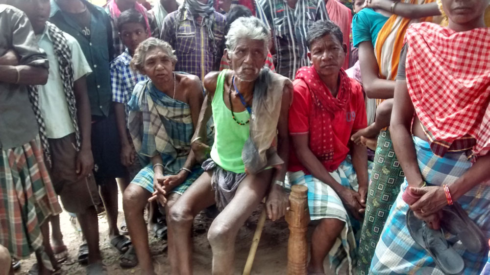 The parents of Kartam Pandu, the man who escaped from hospital. (Photo credit: Raksha Kumar.) The parents of Kartam Pandu, the man who escaped from hospital. (Photo credit: Raksha Kumar.)