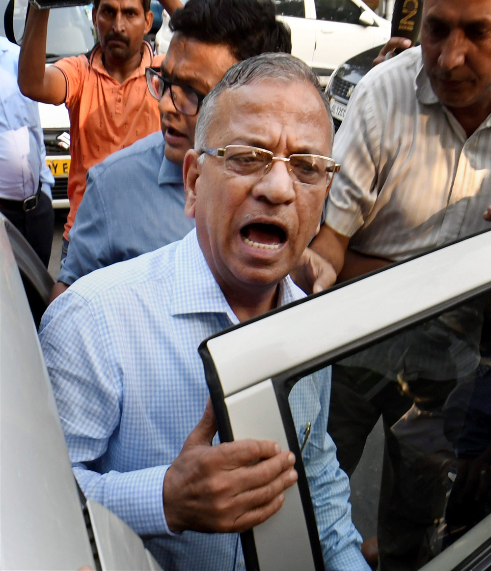 BHU Vice Chancellor Girish Chandra Tripathi talks to the media after a meeting in New Delhi on Tuesday. Photo credit: Shirish Shete/PTI. BHU Vice Chancellor Girish Chandra Tripathi talks to the media after a meeting in New Delhi on Tuesday. Photo credit: Shirish Shete/PTI.