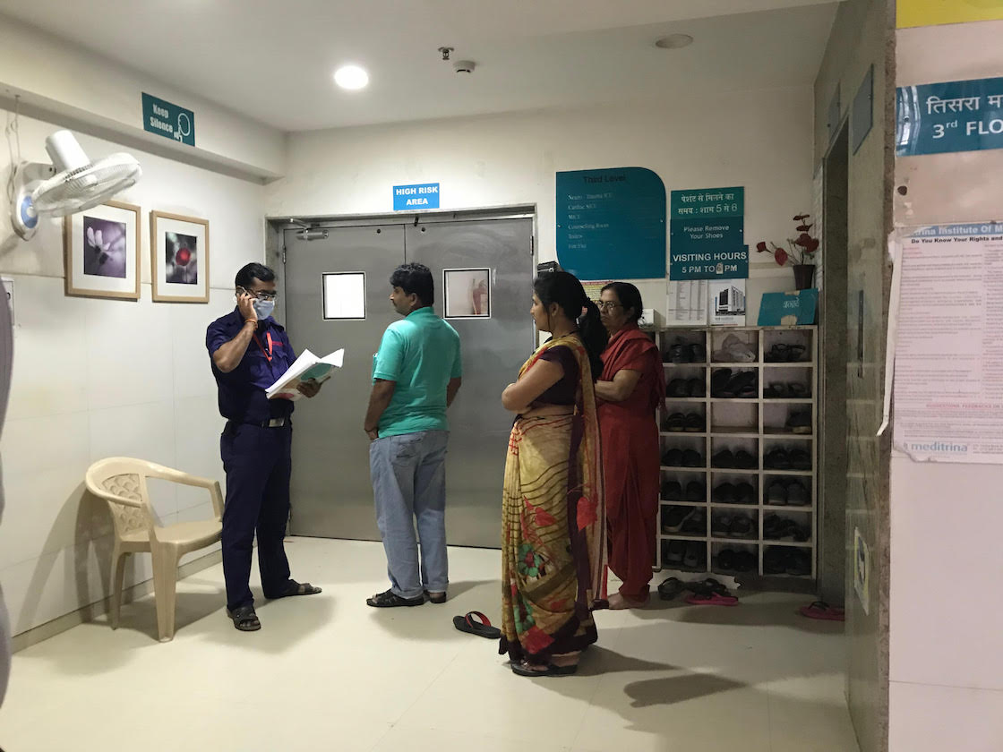 The Cardiac Intensive Care Unit of Meditrina Hospital where Loya was reportedly admitted. Credit: Supriya Sharma The Cardiac Intensive Care Unit of Meditrina Hospital where Loya was reportedly admitted. Credit: Supriya Sharma
