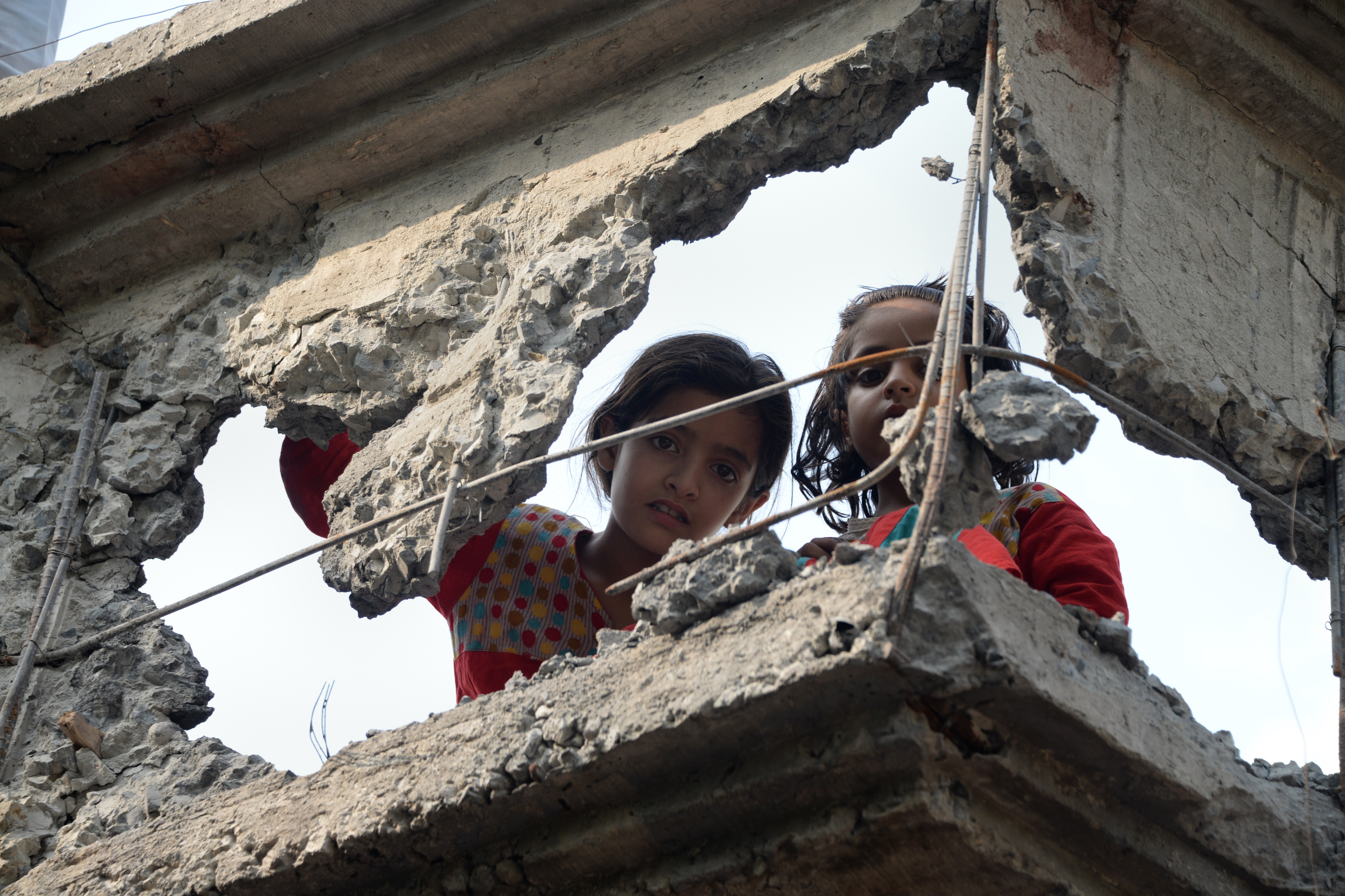 In the border villages along the Line of Control, people are struggling to survive as their homes have turned into a battleground. (Credit: AFP) In the border villages along the Line of Control, people are struggling to survive as their homes have turned into a battleground. (Credit: AFP)