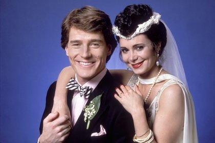 Bryan Cranston and Lesley Vogel in Loving (1983-1995). Bryan Cranston and Lesley Vogel in Loving (1983-1995).