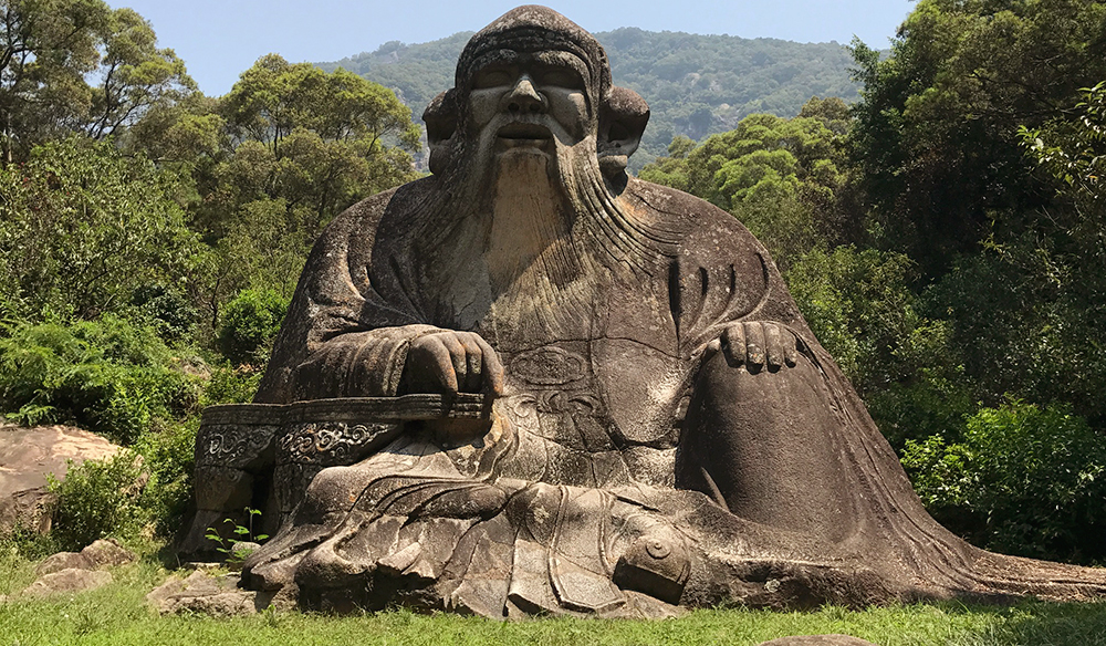 Lao-tze's statue on Mount Qingyuan is over a thousand years old. Photo credit: Sudheendra Kulkarni Lao-tze's statue on Mount Qingyuan is over a thousand years old. Photo credit: Sudheendra Kulkarni