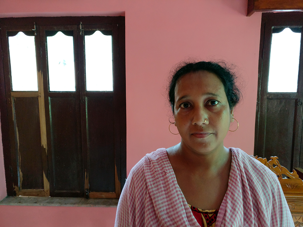 Moitri Mondal supports the BJP but is frustrated by the party's inaction. Photo credit: Shoaib Daniyal Moitri Mondal supports the BJP but is frustrated by the party's inaction. Photo credit: Shoaib Daniyal